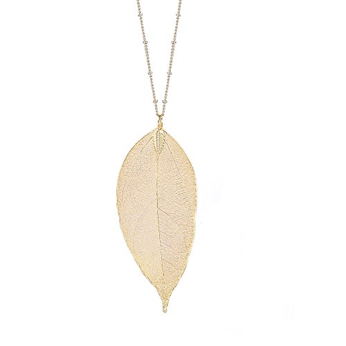 BOUTIQUELOVIN Filigree Long Leaf Pendant Dangle Necklace and Earring Jewelry Set Fashion Gifts for Women Girls BOUTIQUELOVIN Filigree Long Leaf Pendant Dangle Necklace and Earring Jewelry Set Fashion Gifts for Women Girls