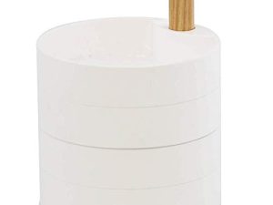 YAMAZAKI home Tosca 4-Tiered Jewelry Tray White