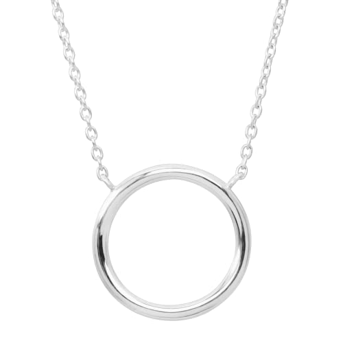 Silpada 'Karma' Open Circle Necklace in Sterling Silver Silpada 'Karma' Open Circle Necklace in Sterling Silver