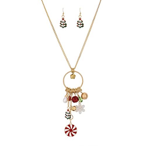 MADISON TYLER Christmas Charm Jewelry Set for Women MADISON TYLER Christmas Charm Jewelry Set for Women