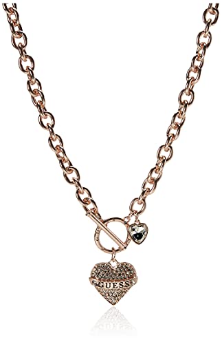 GUESS Women's Toggle Logo Charm Necklace GUESS Women's Toggle Logo Charm Necklace