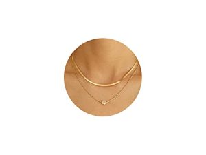 17 MILE Gold Layered Choker Necklace for Women Girls
