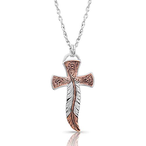 Montana Silversmiths Western Lifestyle Feather Necklace Montana Silversmiths Western Lifestyle Feather Necklace