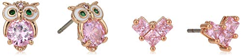 Betsey Johnson Owl Duo Set Earrings Betsey Johnson Owl Duo Set Earrings