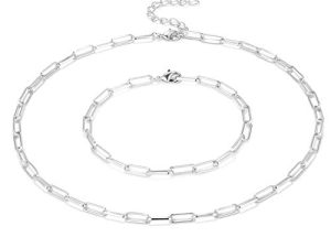 Paperclip Chain Necklace for Women