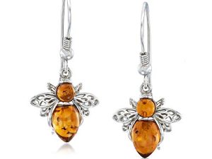 Ross-Simons Bumblebee Earrings in Sterling Silver