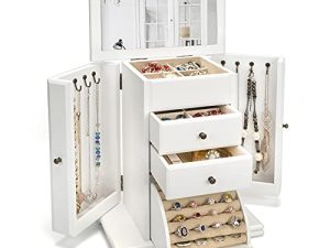 Emfogo Jewelry Box for Women