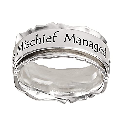 Harry Potter Jewelry - Mischief Managed Spinner Ring Harry Potter Jewelry - Mischief Managed Spinner Ring