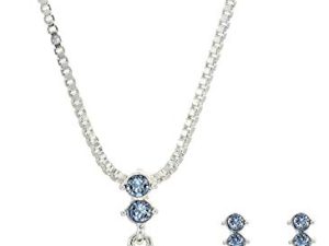 NINE WEST Women's Boxed Necklace/Pierced Earrings Set