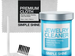 Complete Jewelry Cleaning Kit Polishing w/Cloth