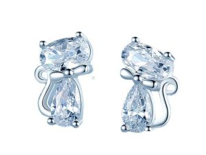 Earrings for Women Ladies Cat Trendy Cute Animal Fashion Personality Jewelry Gifts