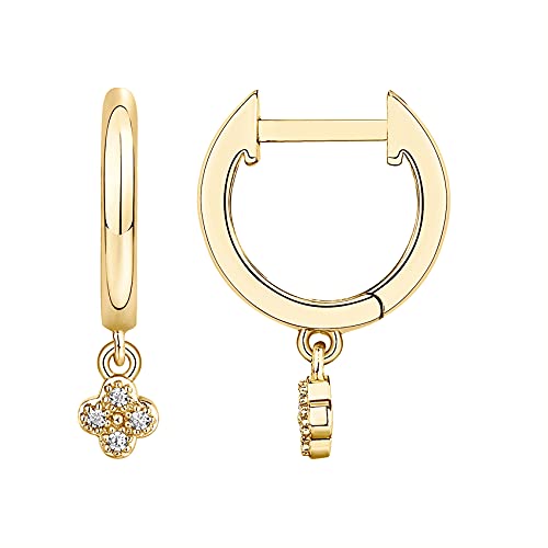 PAVOI 14K Gold Plated S925 Sterling Silver Post Lightweight Drop/Dangle Huggie Earrings for Women | Religious Ornament: Cross PAVOI 14K Gold Plated S925 Sterling Silver Post Lightweight Drop/Dangle Huggie Earrings for Women | Religious Ornament: Cross