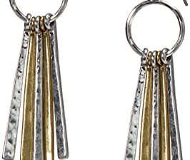 Lucky Brand Metal Paddle Drop Earrings