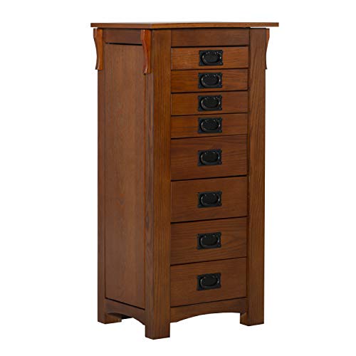 Powell Oak Kat Jewelry Armoire Powell Oak Kat Jewelry Armoire