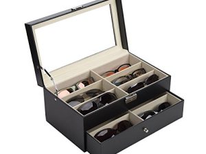CO-Z Sunglasses Organizer for Women Men