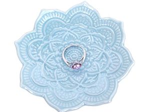 PUDDING CABIN Blue Mandala Ring Dish