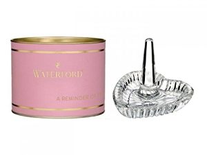 Waterford Heart Ring Holder (pink Tube)