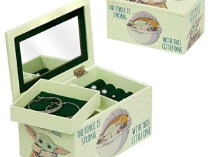 Star Wars The Mandalorian Grogu "SO MUCH CUTENESS SO LITTLE TIME" Jewelry Box Jewelry Organizer