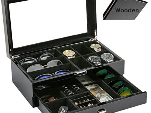 ProCase Wooden Men's Jewelry Box