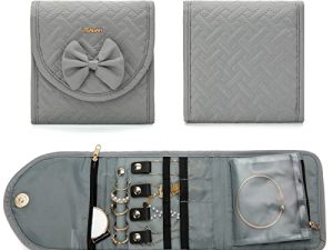TEABAN Travel Jewelry Organizer Case Portable and Practical Jewelry Roll for Tangle-Free Necklaces