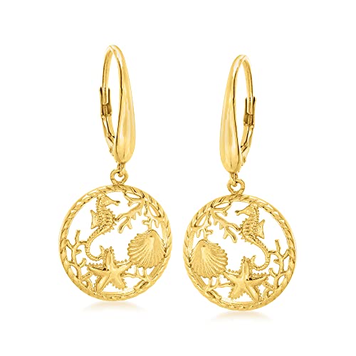 Ross-Simons Sea Life Drop Earrings Ross-Simons Sea Life Drop Earrings