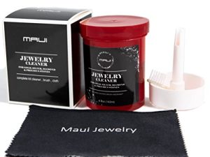 Maui Liquid Jewelry Cleaner Solution Complete kit with Cloth for Gold
