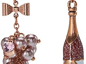 Betsey Johnson Non-Matching Flower Earrings