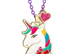 JoJo Siwa Girls Necklace - JoJo Necklace 16-Inch with 3-Inch Extender Gifts for Girls