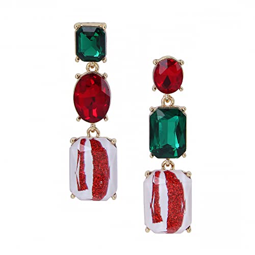 Betsey Johnson Peppermint Stone Non-Matching Earrings Betsey Johnson Peppermint Stone Non-Matching Earrings