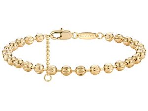 MEVECCO Gold Beaded Bracelets