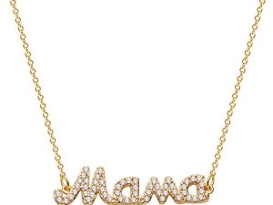 MEVECCO Gold Dainty Mom Necklace
