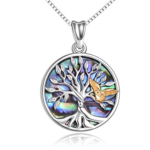 Tree of Life Necklace for Women Sterling Silver Family Tree of Life Owl Pendant Necklace Jewelry Gifts for Women Teens Girls Mom Daughter Wife Girlfriend Tree of Life Necklace for Women Sterling Silver Family Tree of Life Owl Pendant Necklace Jewelry Gifts for Women Teens Girls Mom Daughter Wife Girlfriend