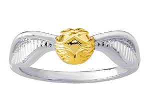 Harry Potter Womens Golden Snitch Rings - Harry Potter Rings Size 6