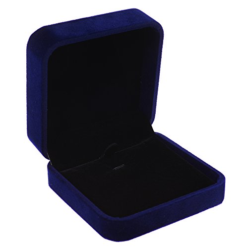 Cosmos Velvet Necklace Pendant Gift Box Jewelry Box (Royal Deep Blue Color) Cosmos Velvet Necklace Pendant Gift Box Jewelry Box (Royal Deep Blue Color)