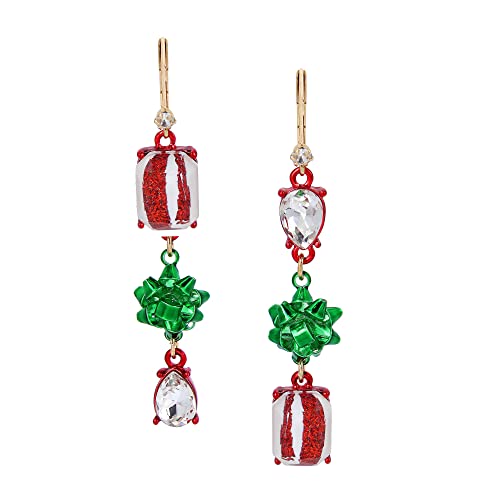 Betsey Johnson Peppermint Stone Perfect Non-Matching Earrings Betsey Johnson Peppermint Stone Perfect Non-Matching Earrings