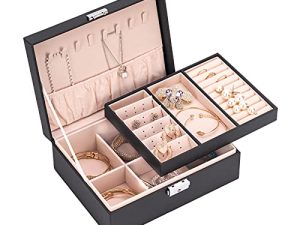 Smileshe Jewelry Box for Women Girls