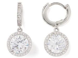 Kate Spade New York Something Sparkly Spade Huggies Earrings