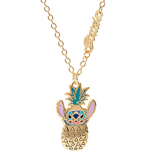 Disney Womens Lilo & Stitch Necklace - 16" + 2" Stitch Pendant Necklace Jewelry - Stitch Jewelry - Stitch Gifts Disney Womens Lilo & Stitch Necklace - 16" + 2" Stitch Pendant Necklace Jewelry - Stitch Jewelry - Stitch Gifts
