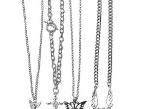 Butterfly Fairy Rose Heart Y2k Jewelry Boho Punk Emo Jewelry for Women Girls Egirls