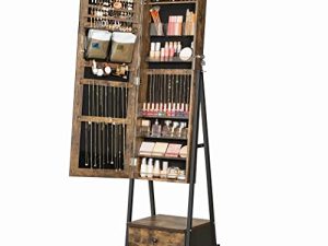 SONGMICS Jewelry Cabinet Floor Standing
