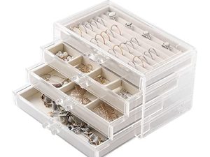 Frebeauty Acrylic Jewelry Organizer