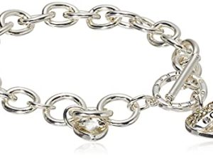 GUESS Women's Toggle Charm Bracelet