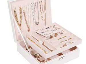 Allinside Capacious Jewelry Box Organizer for Girls Women Ladies