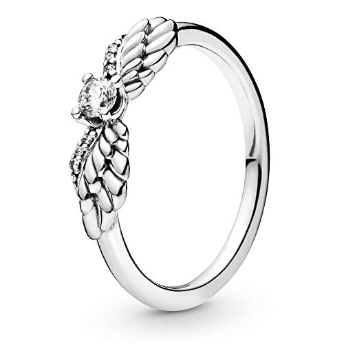 Pandora Jewelry Sparkling Angel Wing Cubic Zirconia Ring in Sterling Silver Pandora Jewelry Sparkling Angel Wing Cubic Zirconia Ring in Sterling Silver