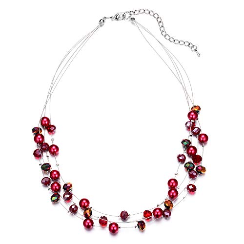 Layered Choker Freshwater Pearl Necklace - Fashion Jewelry Necklace Gifts For Women Layered Choker Freshwater Pearl Necklace - Fashion Jewelry Necklace Gifts For Women