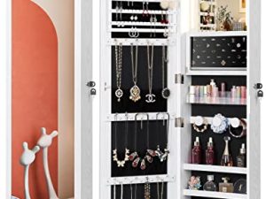 Nicetree 47.2" H Touch LED Mirror with Jewelry Storage