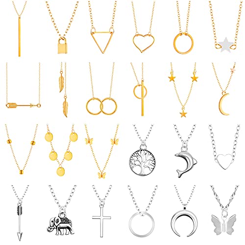 Thrilez Necklaces Set for Women Teen Girls Thrilez Necklaces Set for Women Teen Girls
