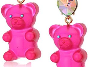 Betsey Johnson Bear Drop Earrings