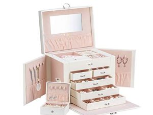 Smileshe Jewelry Box for Women Girls
