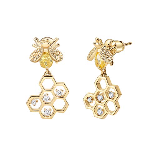 Emibele Dangle Bee Earrings Emibele Dangle Bee Earrings